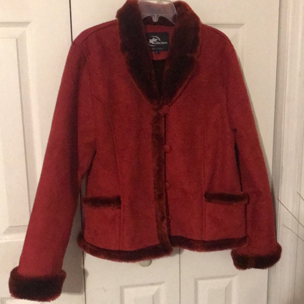 FUR Trim Jacket/Coat💕.   XL